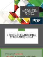 Principles Concepts in Teaching Grammar 2