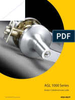 AGL 1000 Series: Grade 2 Cylindrical Lever Locks