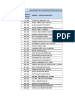 Relación de Postulantes Al Tribunal Constitucional