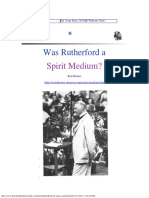 Was Rutherford a Spirit Medium