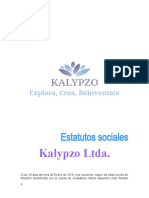 Estatutos Sociales KALIPZO LTDA