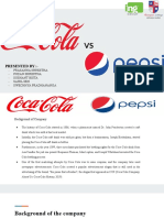 Coca-Cola Vs Pepsico