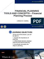 UNIT 9 Financial Planning Process