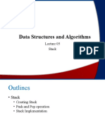 Data Structures and Algorithms: Stack