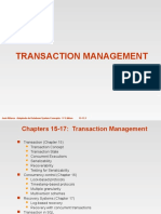 Transaction Management: 15-17.1 José Alferes - Adaptado de Database System Concepts - 5 Edition