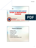 Materi 9 SYOK & RESUSITASI CAIRAN - 2014