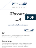 Micronics Glossary - A
