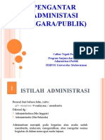 Pengertian Administrasi, Ilmu Administrasi Dan Adminitrasi Negara