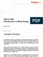 A05-01-006 Introduction To Mold Design: August, 2019