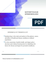 Konsep Dasar Epidemiologi