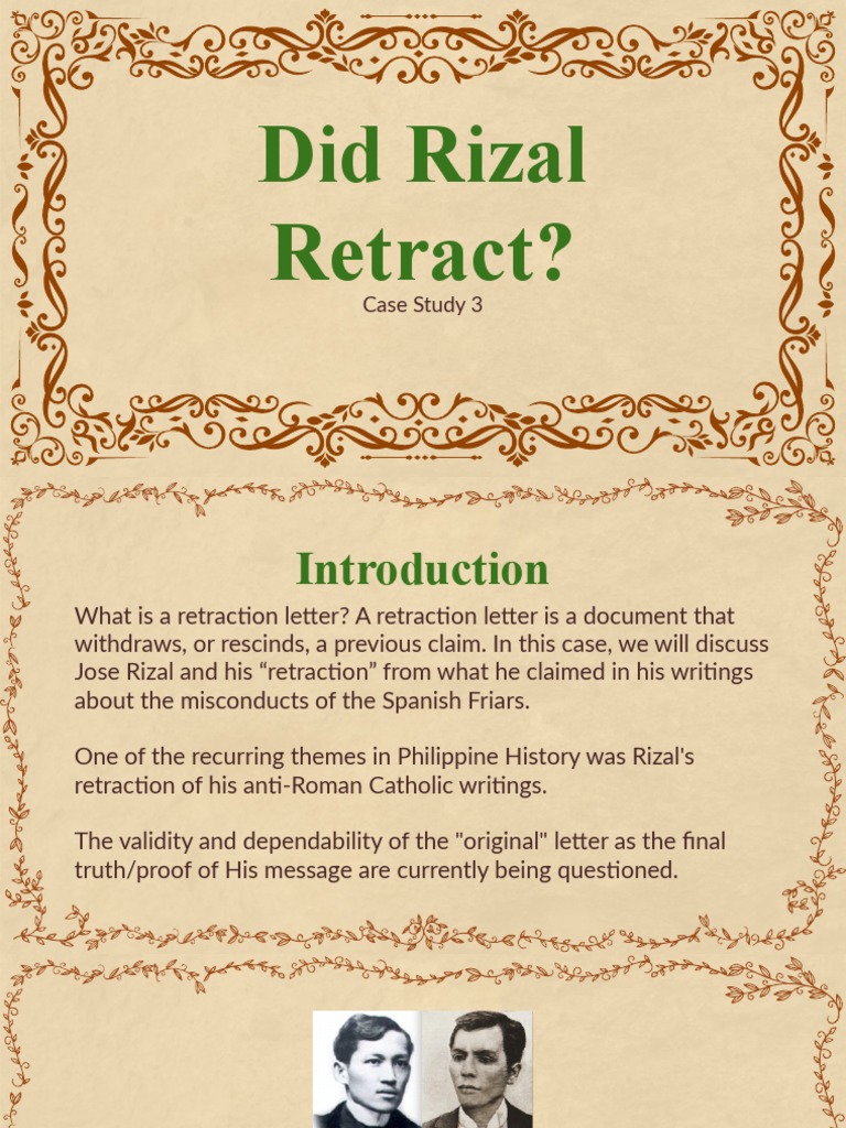 Did Rizal Retract From Masonry