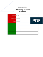 PR-1709 - Lifting and Hoisting Procedure Lift Planning Execution