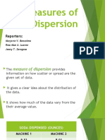 Measures of Dispersion: Reporters