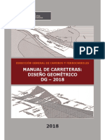 Manual de Carreteras (DG-2018)