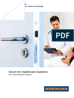 Doors For Healthcare Systems: German Quality