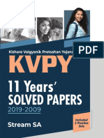 Arihant Kota Teachers - KVPY 11 Years Solved Papers 2019-2009 Stream SA For Class 11 Arihant (2020, Arihant Career Helper) - Libgen - Li