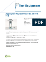 Aggregate Impact Value To BS812-112