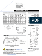 SRF0905A Series - Line Filter: Features