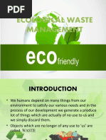 Ecological Waste Management