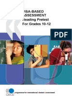 Grade 10 To 12 - PISA Pretest Reading Comprehension Assessment