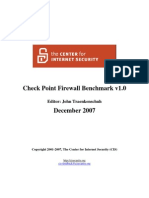 CIS Checkpoint Benchmark v1.0