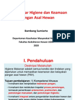 Kuliah Pengantar Higiene Dan Keamanan Pah September 2020 - Bs - 24092020