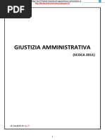 Riassunti Giustizia amministrativa (Scoca 2011)  