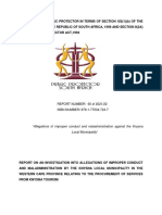 Annexure A - Draft Formal Report - Agst Knysna Mun - Procurement From Knysna T..