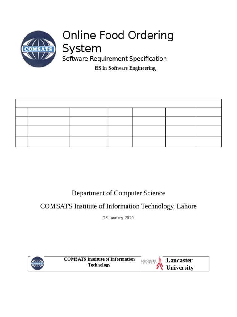 Use Case Document Assignment | PDF | Menu | Receipt