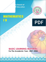 Mathematics IB (EM) BLM 2021-22