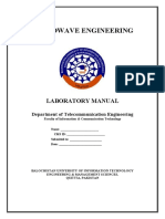 Microwave Engineering: Laboratory Manual