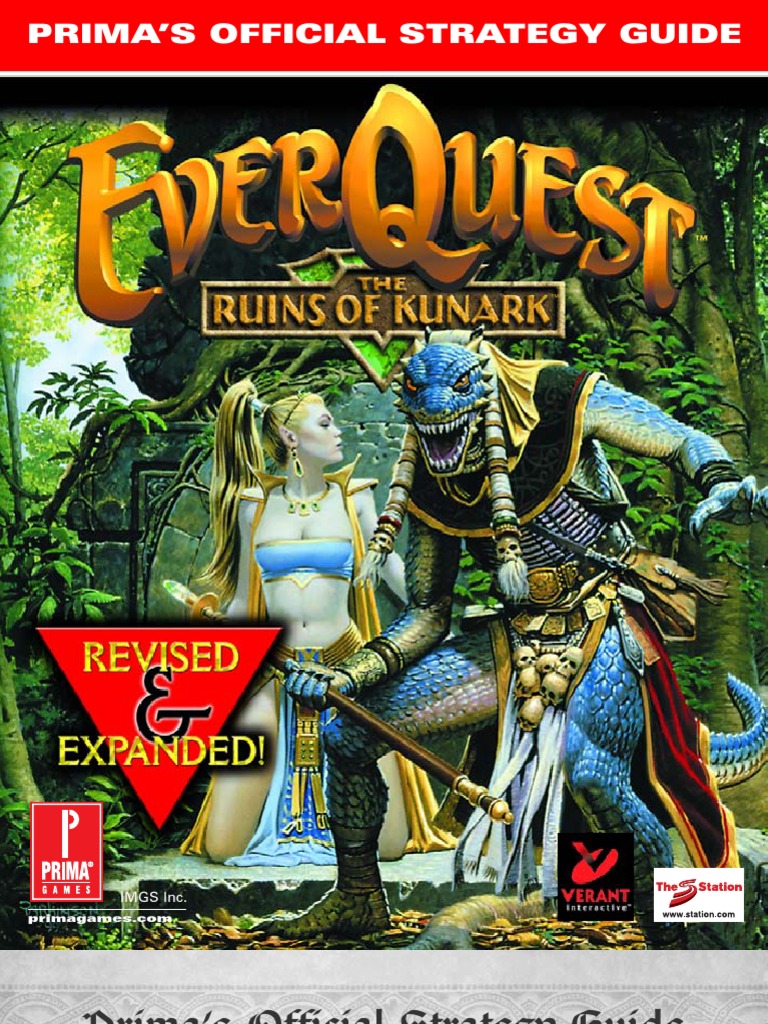 EverQuest The Ruins of Kunark Revised Expanded Prima Official Eguide ...