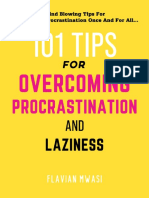 101 Tips For Overcoming Procrastination and Laziness