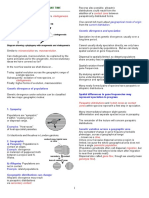 Genetic Divergence and Speciation: Types of Evolution