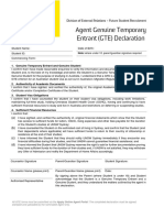 UNSW-GTE Declaration Form
