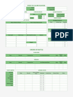 Path To Glory Roster Template