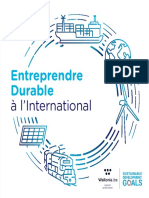 Entreprendre Durable À L'international