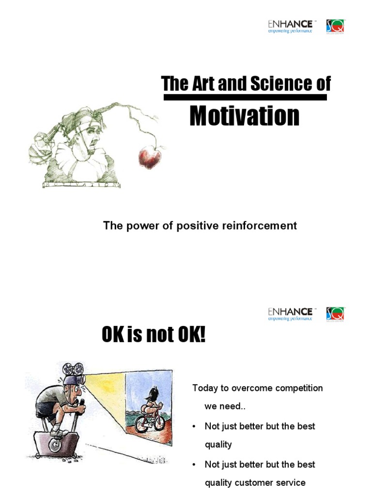 Positive Reinforcement for Motivation | PDF | Reinforcement | Motivation