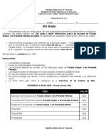 Ingles 2TEST SIMPLE PAST AND PRESENT PERFECT TENSES. 10%