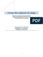 Charte-Rapport de Stage ISCAE
