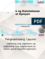 Sesyon 14 Pagtuturo NG Katotohanan at Opinyon - PPTX Converted1