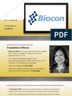 The Structural Evolution of Biocon: From a Garage Startup to a Billion Dollar Company