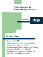04 Java Arrays