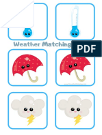 Weather Matching Cards