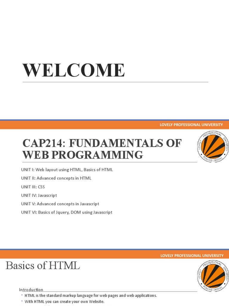 HTML Basics and Web Design Principles | PDF | World Wide Web | Internet ...