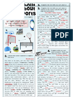 All About Sports Grammar Drills Information Gap Activities Picture 86521