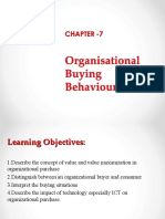 Chapter Organisational Buying Behaviou