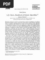 L.D. Davis, Handbook of Genetic Algorithms : Artificial Intelligence