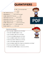 Quantifiers Worksheet - Unit 1