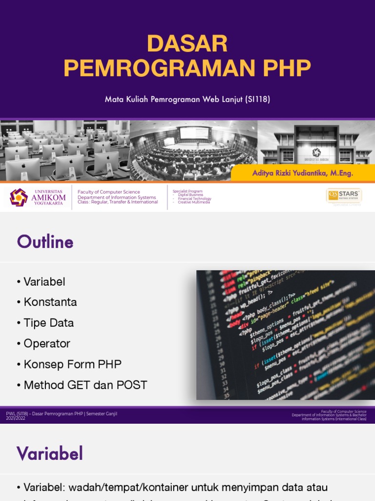 Dasar Pemrograman PHP untuk Pemula | PDF | Komputer